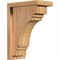 Ekena Millwork Pescadero Smooth Corbel w/Backplate, Western Red Cedar, 5 1/2"W x 10"D x 14"H COR06X10X14PEC01SWR - alternate 1